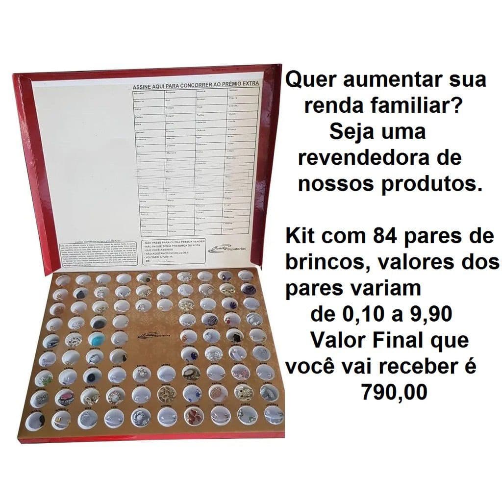 Kit de Brinco com 84 pares com Raspadinha para revenda - LUCRE até 700R -  ELSTRS
