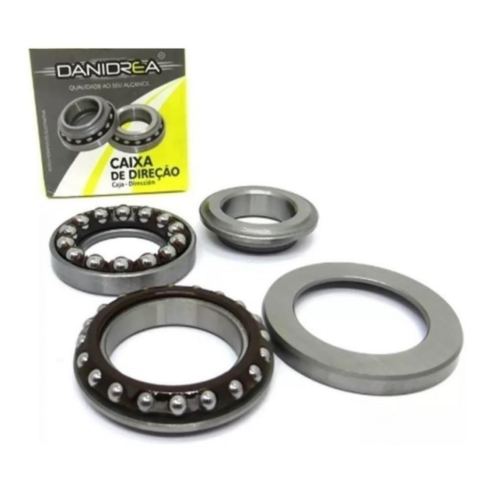 Caixa Direção Moto Yamaha Fazer 250 2018 2019 2020 2021 2022 Colar Esferas Danidrea