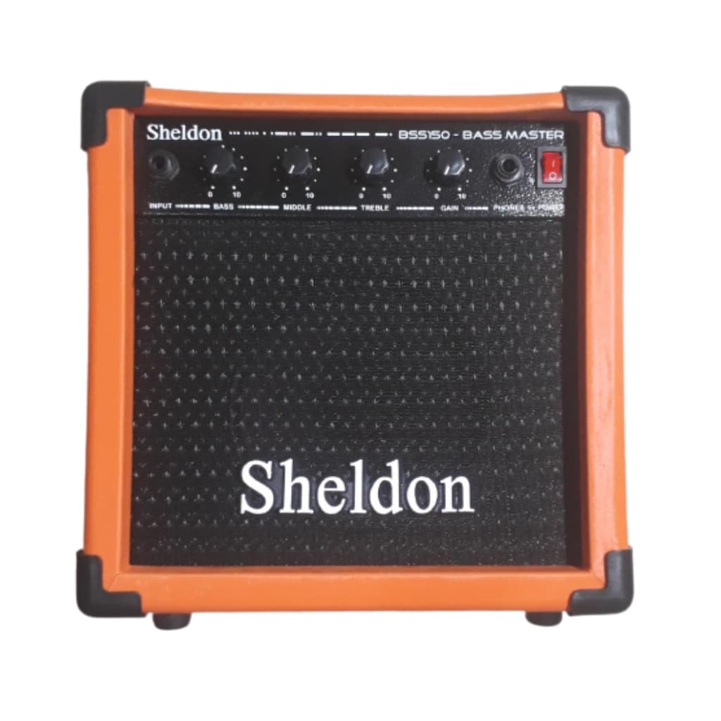 Amplificador P/ Contra Baixo Bss150 Sheldon 15w Laranja Bivolt C/ Garantia