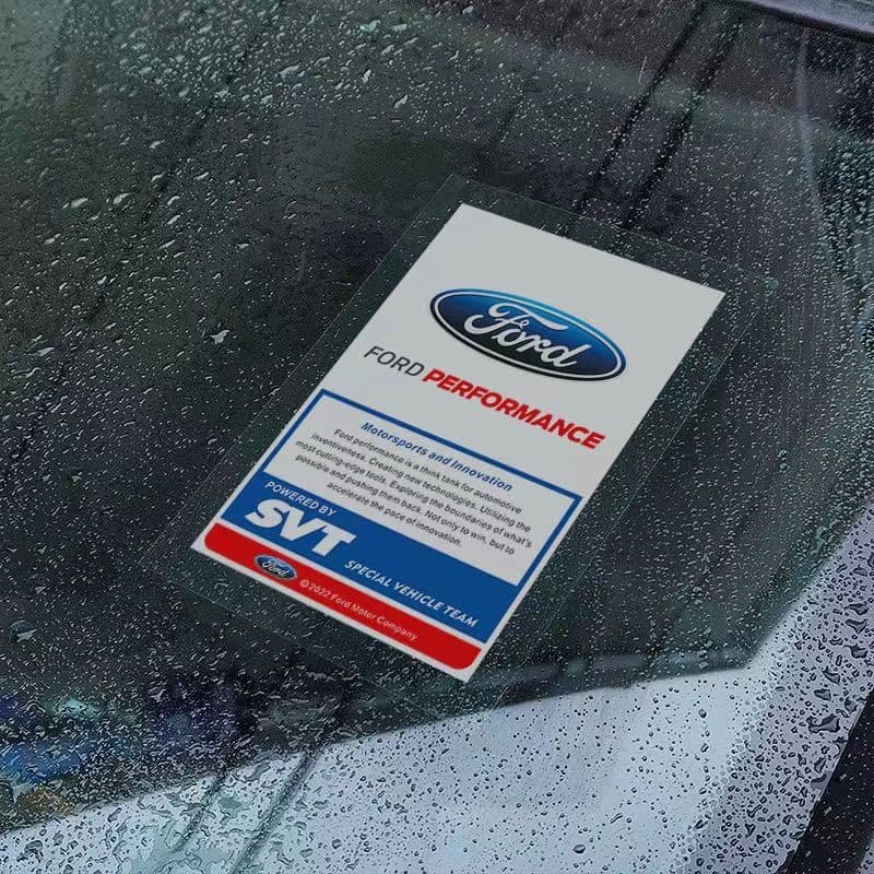 Adesivos Eletroestáticos Para Pára-Brisa Automáticos JDM Adesivo Interior De Estilo De Carro Ford Fiesta Ranger T6/T7/T8 Território De Focus Everest Ecosport Ka Fusion Acessórios
