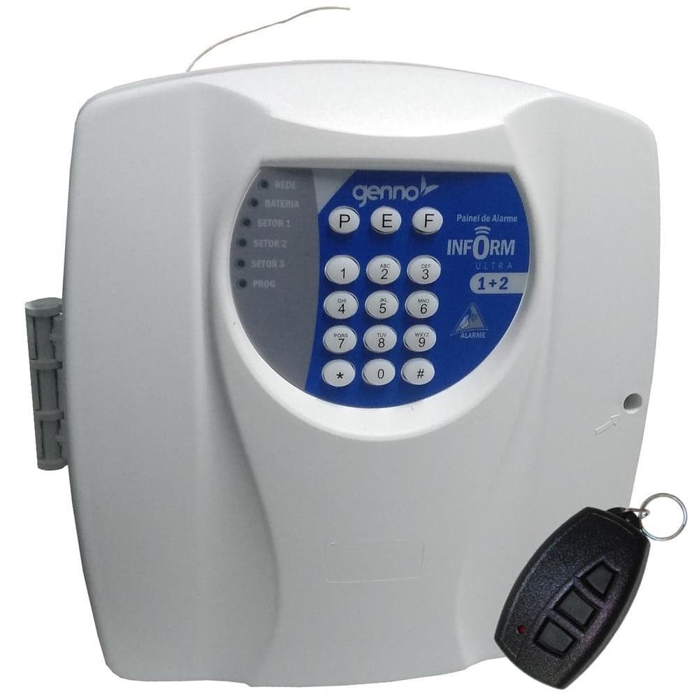 Central Alarme Inform Ultra 1+2 Com Discadora Genno Nice
