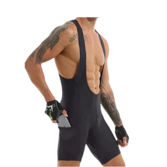 Bermuda Bretelle De Ciclismo Roupa Para Ciclista Maculino Com Bolsos Forro D90 Promoção