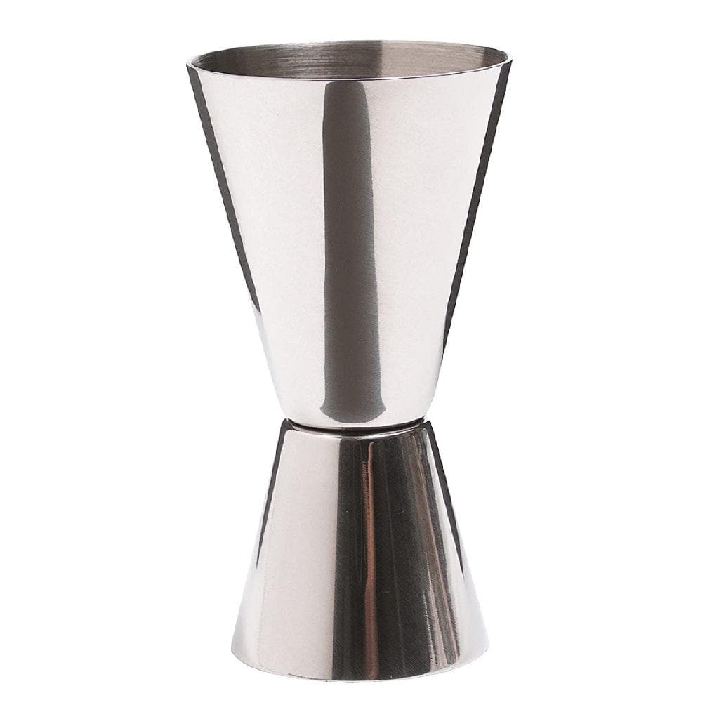 Copo Dosador Duplo Inox 25/50ml Bebidas Drinks Coquetéis
