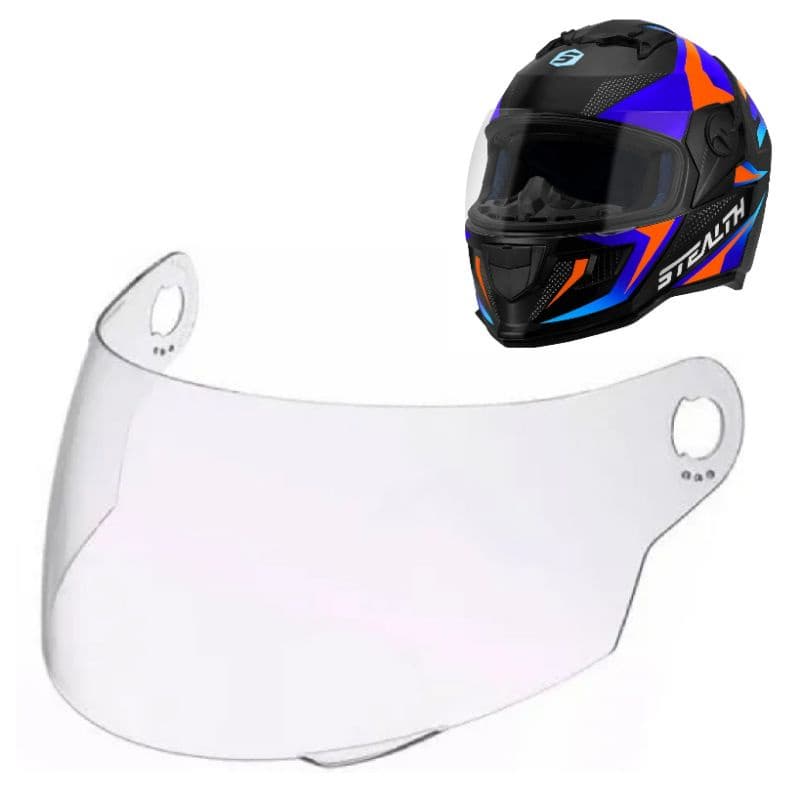 TSF | Viseira cristal Pro Tork Stealth