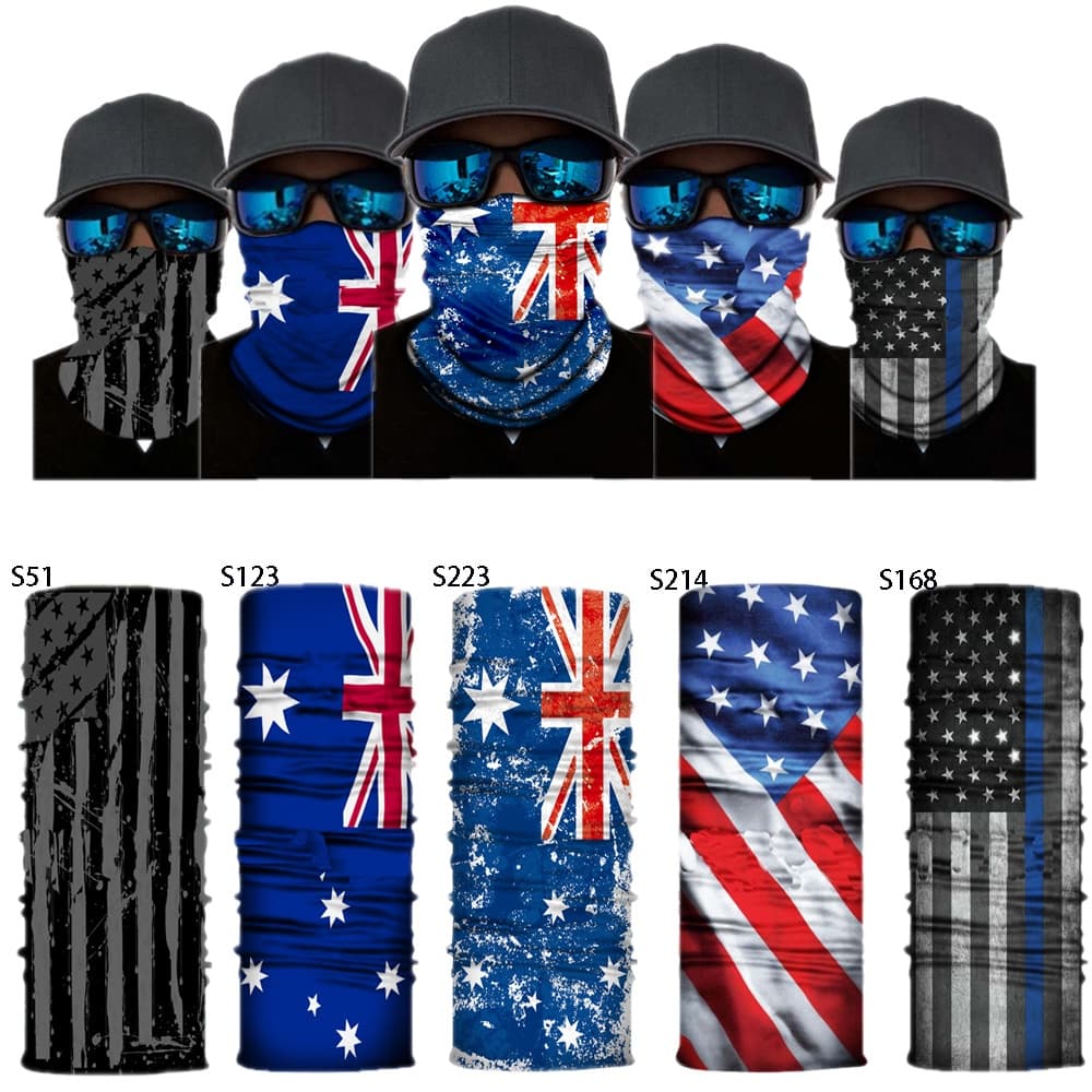 Bandana Cabeça UV Anti-Pó Lenço De Motocicleta Bicicleta De Pesca Topeng Esportivo Faixa Exterior