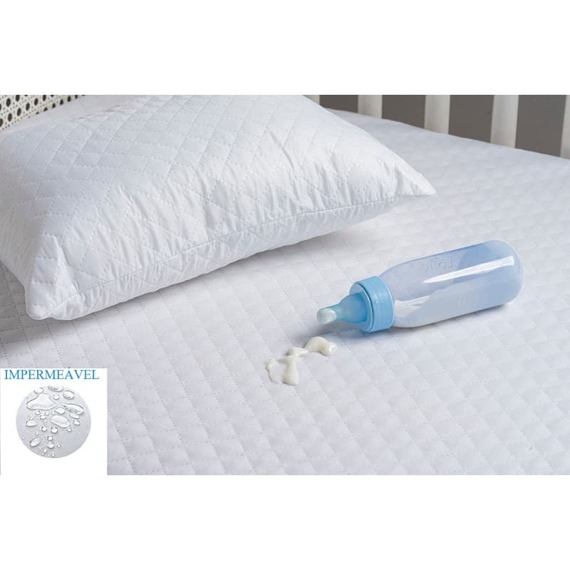 Kit 2 Capa Protetor Para Mini Berco Moises Impermeavel Com Elastico