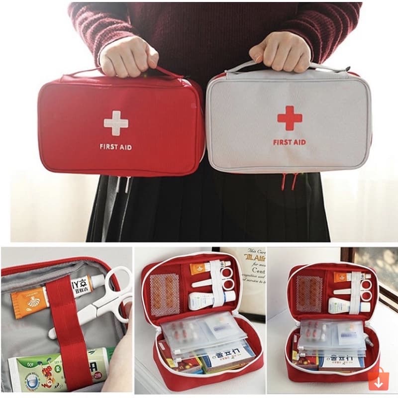 Multiuso Bolsa Necessaire Porta Remédios Medicamentos E Primeiros Socorros