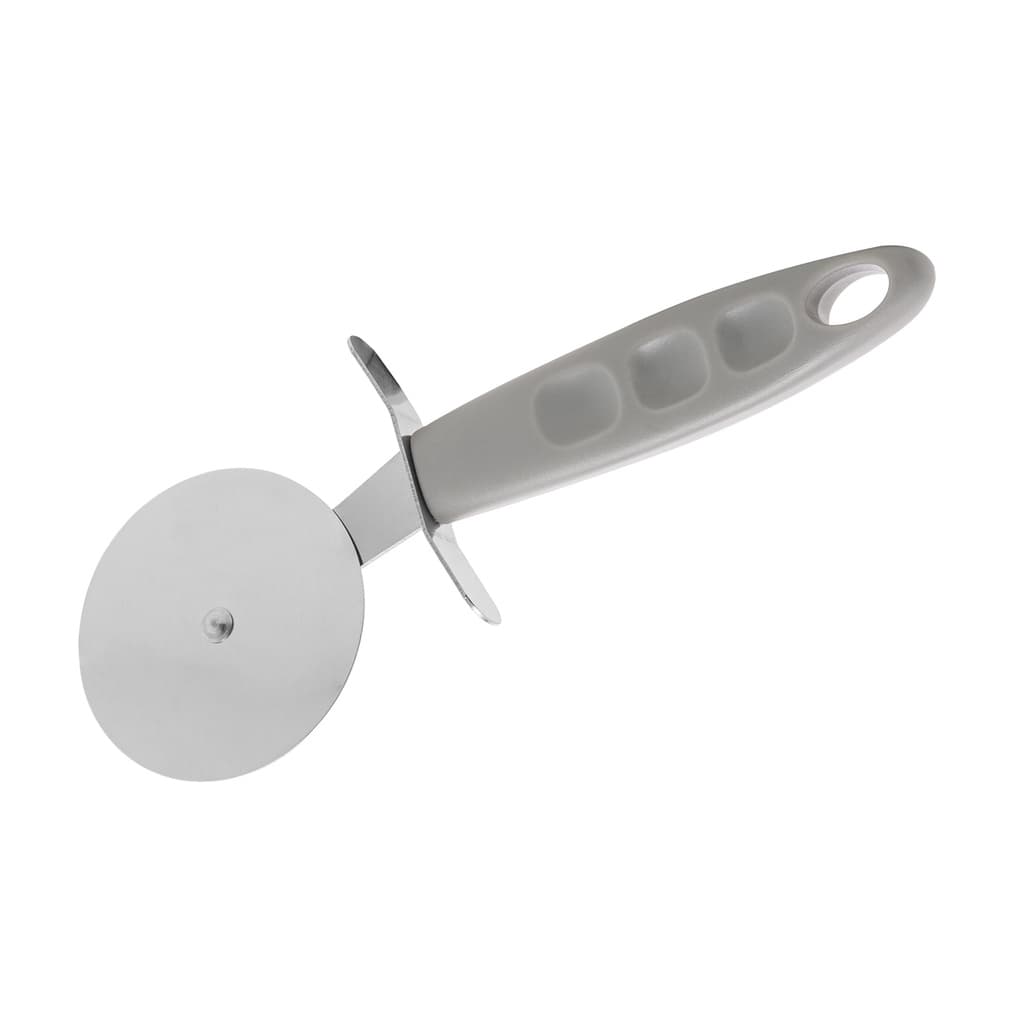 Cortador de Pizza em Aço Inox com Cabo Plástico Cinza 19,5cm Lyor