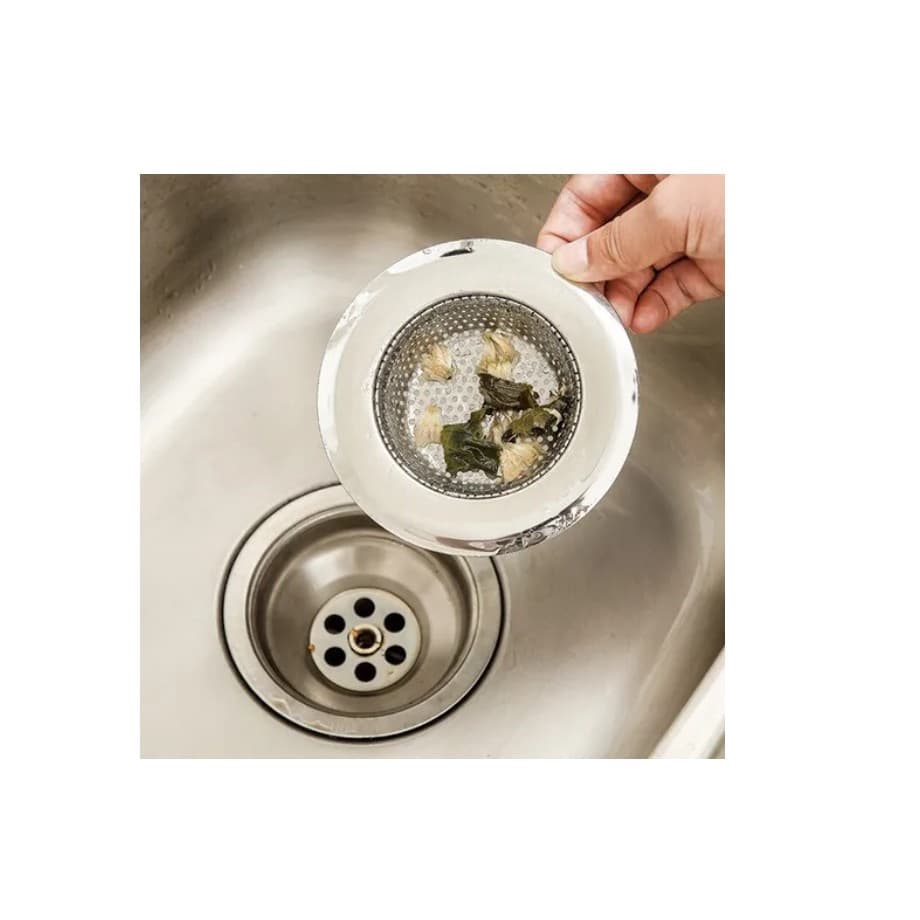 Ralinho Para Pia Médio Em Inox Com Borda Cozinha Pratico 9 Cm