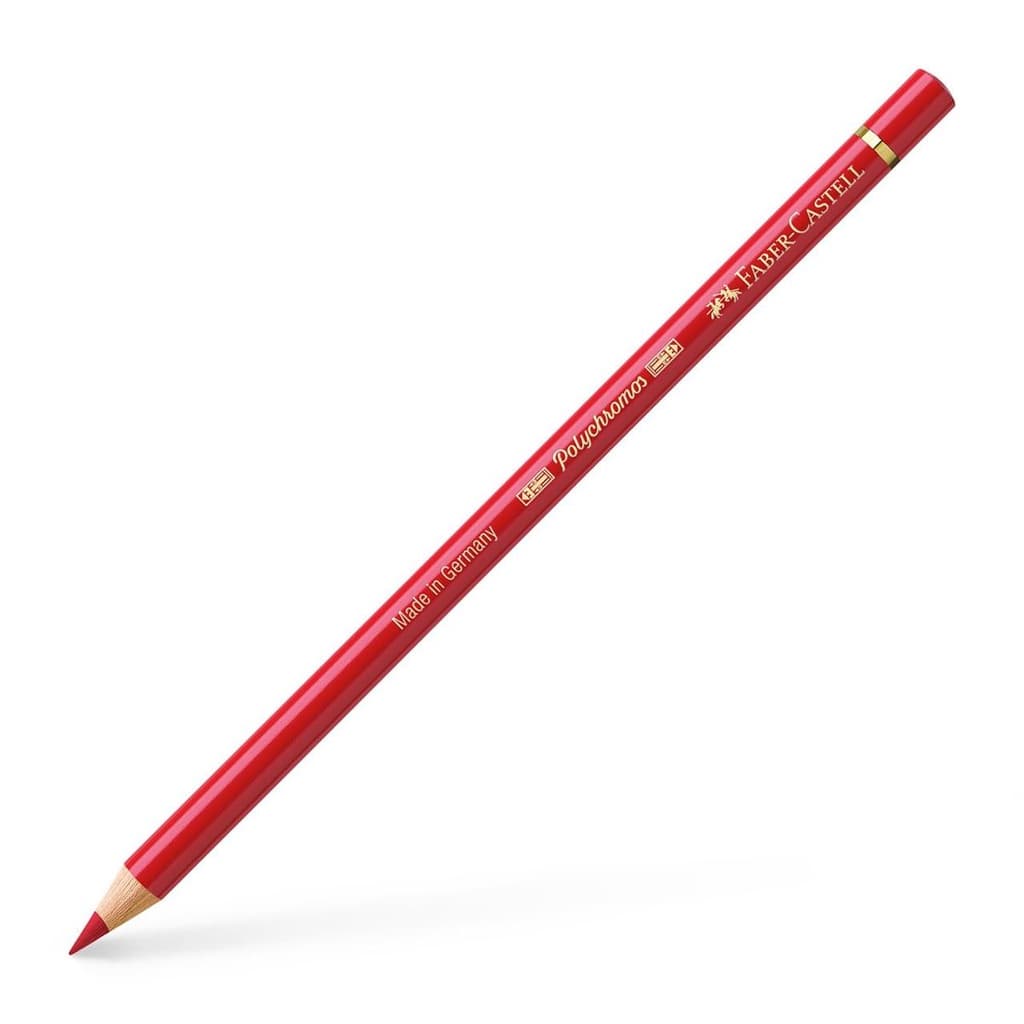 Lápis De Cor Polychromos 223 Vermelho Profundo Ref. 110223 Faber-Castell
