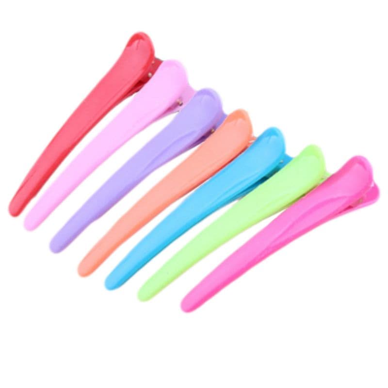 Kellnny Feminino Meninas Doce Geléia Cor Único Pino Grampo De Cabelo Semi Transparente Cabeleireiro Antiderrapante Jacar