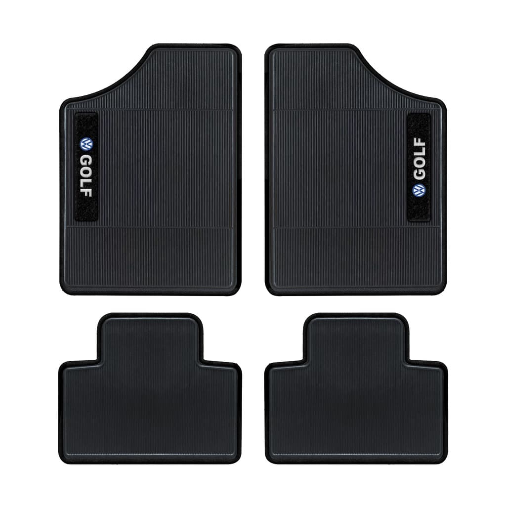 Kit 4 Tapetes Golf Emborrachado Bordado Personalizado Novo 1996 Ao 2019 Grosso Resistente