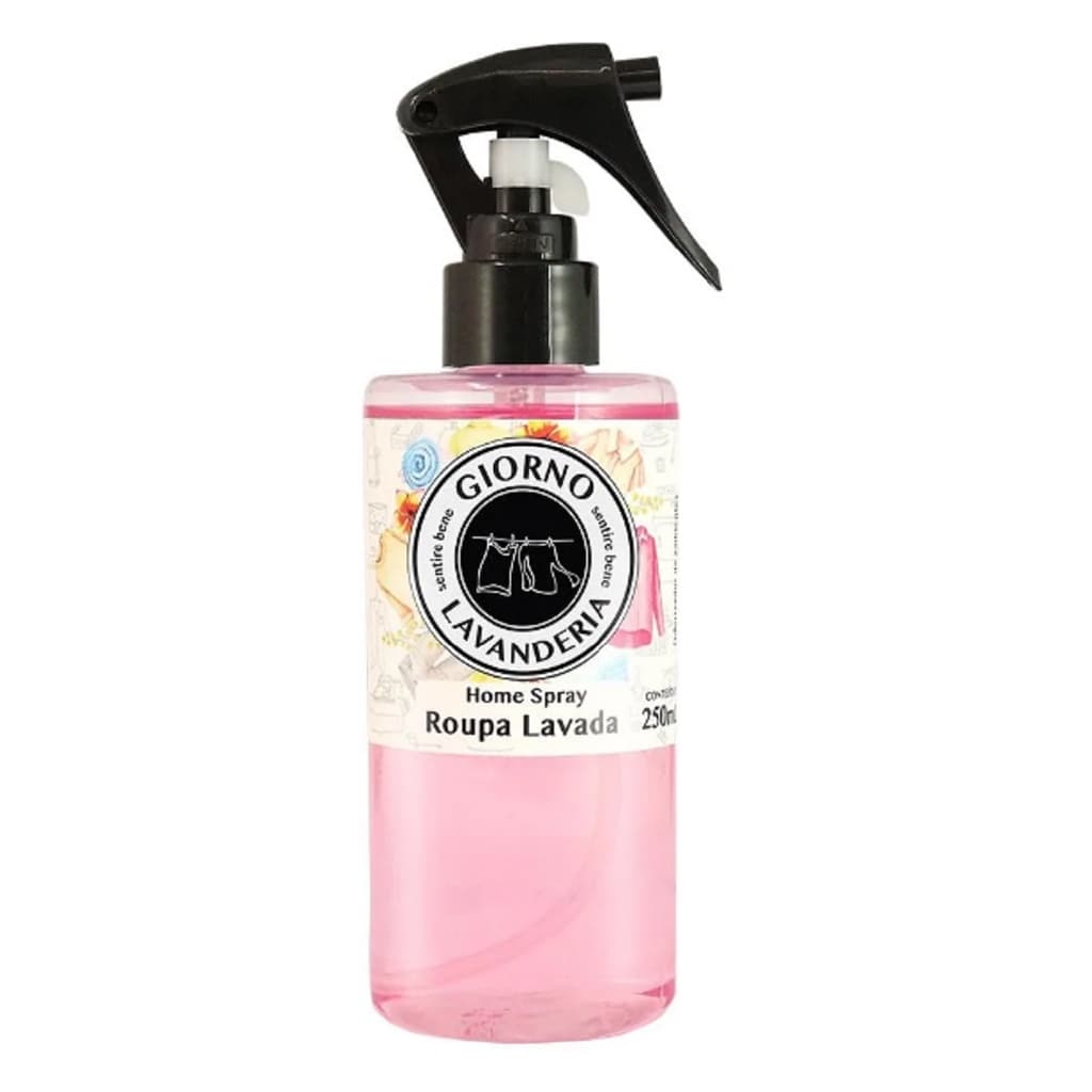 Home Spray Aromatizador Giorno Lavanderia Roupa Lavada 250ml