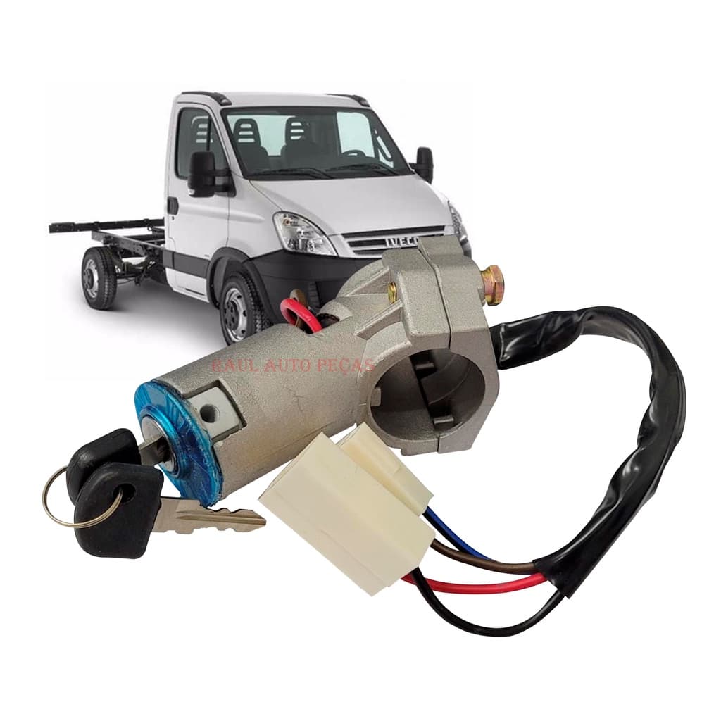 Trava Direção Elétrica Com um Par de Chaves Iveco Darly G1 2000 Até 2007 Novo