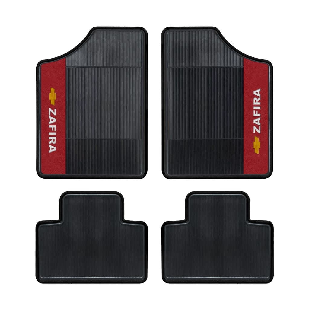 Conjunto Novo De Tapete Para Carro Zafira 2001 a 2013 Bordado Personalizado Com Base Antiderrapante