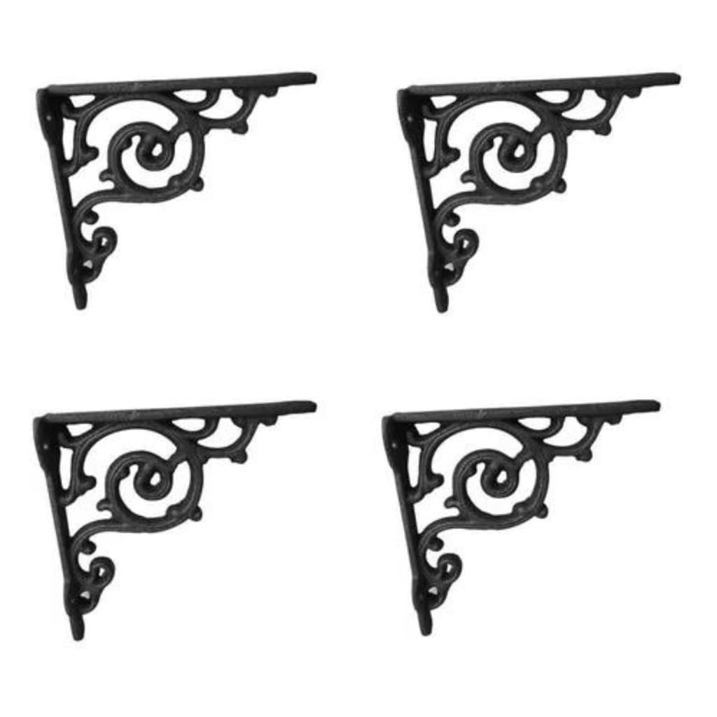 Mão Francesa Cantoneira De Ferro 20x20 Com 4 Unidades 20x20