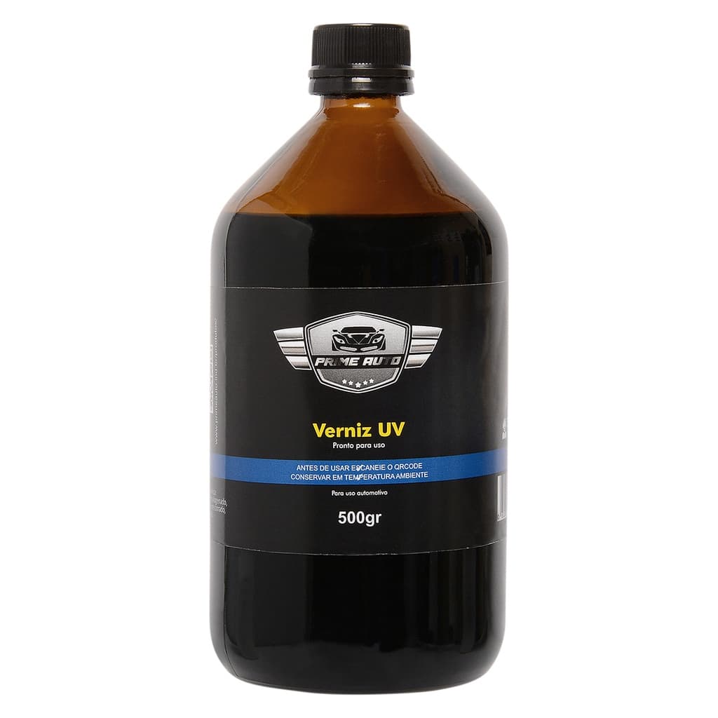 Verniz Uv Para Recuperação Farol E Lanternas Polímero 500 Ml