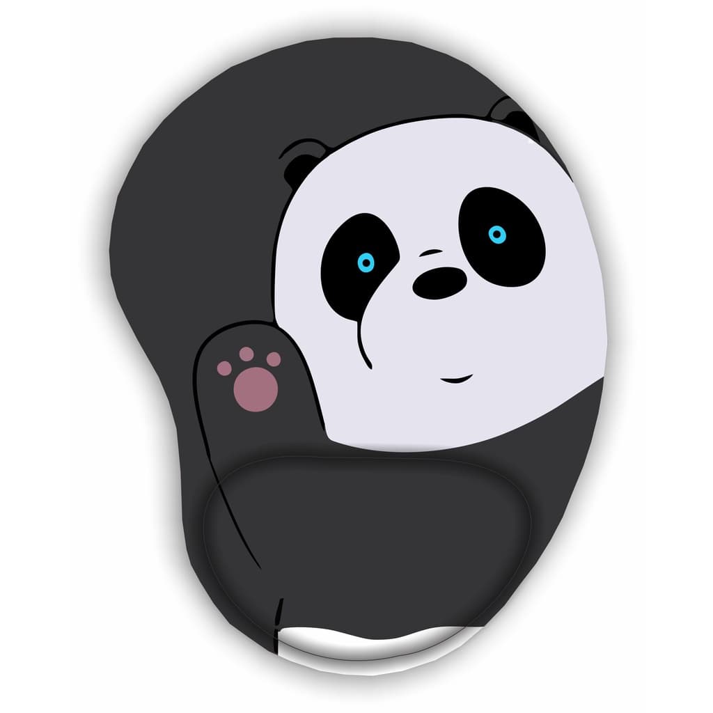 Mouse Pad com Apoio Panda Fofinho