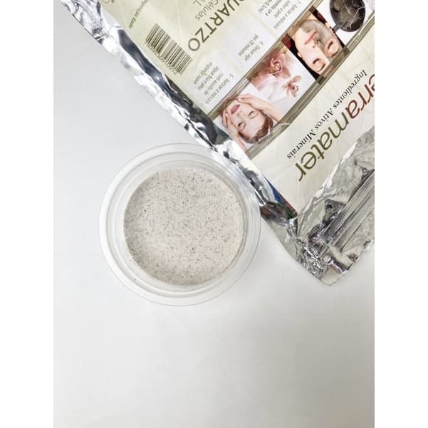 Microesferas de Cristais de Quartzo 40g 100g 200g / Peeling / Esfoliação