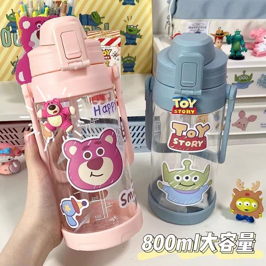 Feliz casa urso abraço irmão garrafa de água toy story garrafa de água urso abraço irmão copo Disney garrafa de água urs