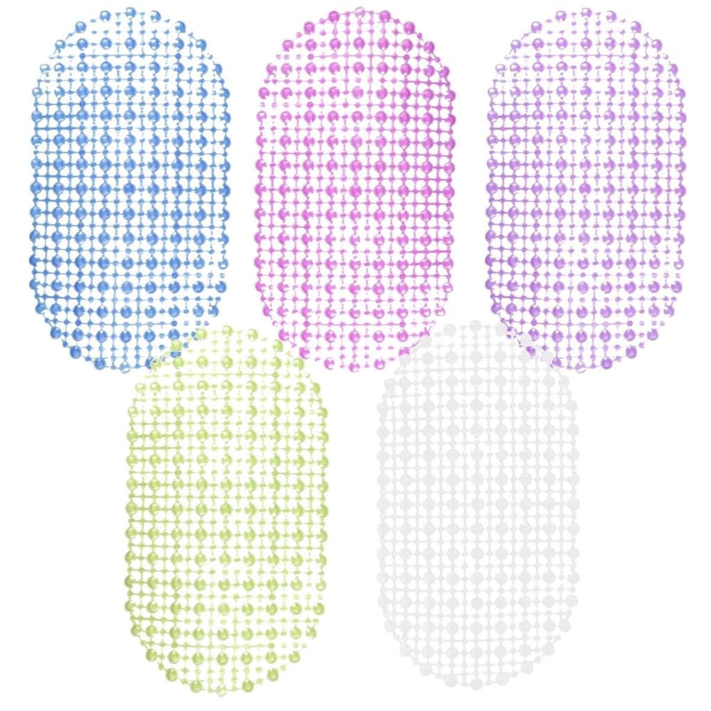 Tapete Pvc Oval Antiderrapante Variação Cores Wellmix