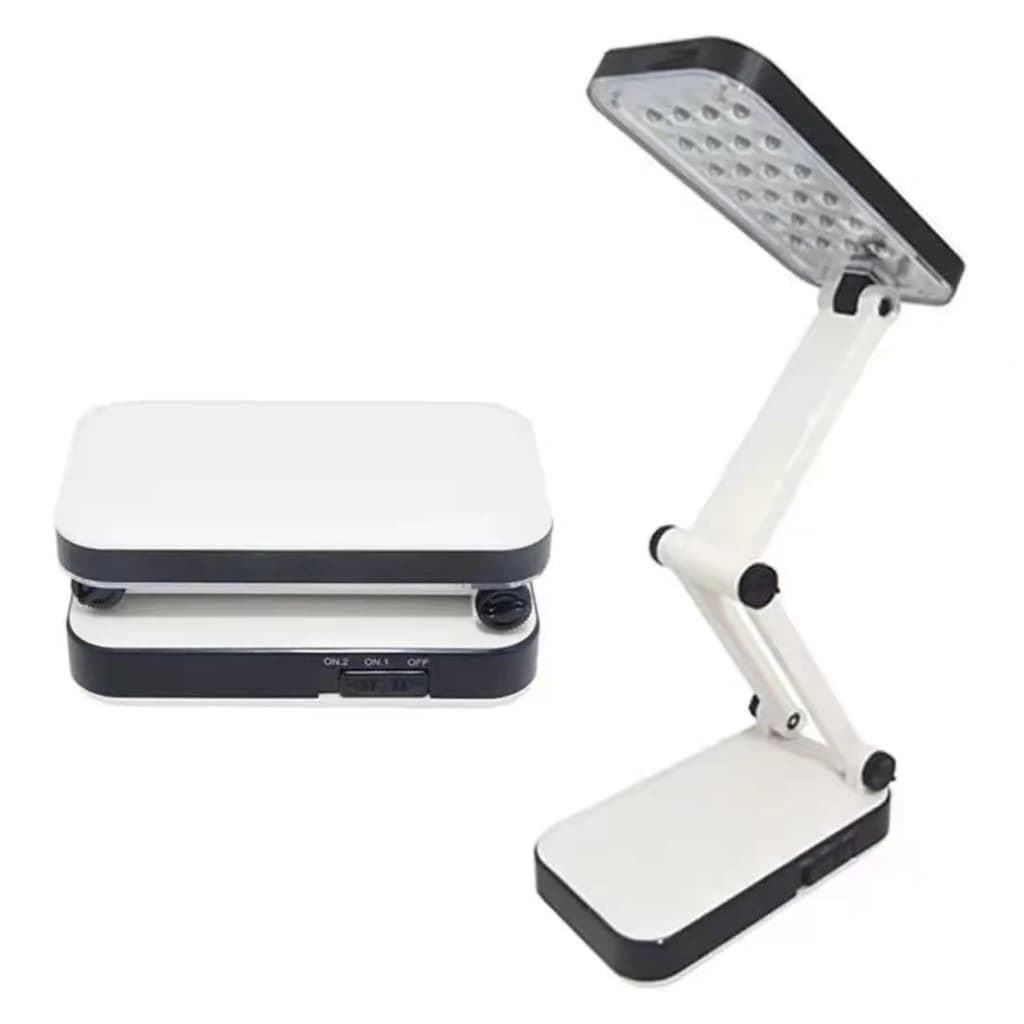 Luminária De Mesa Articulável Abajur 24 Leds Recarregável