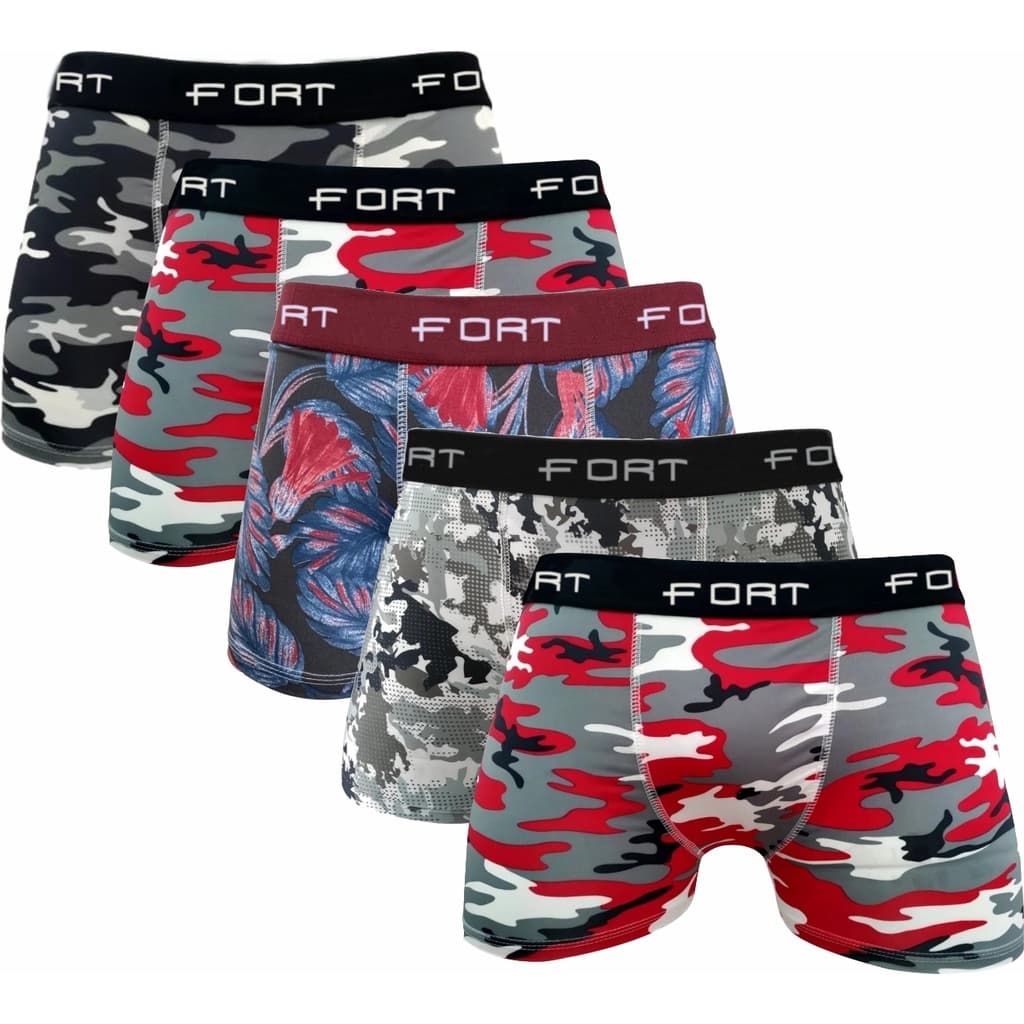 Kit 20 Cuecas Boxer JUVENIL Masculino Microfibra Adolescente