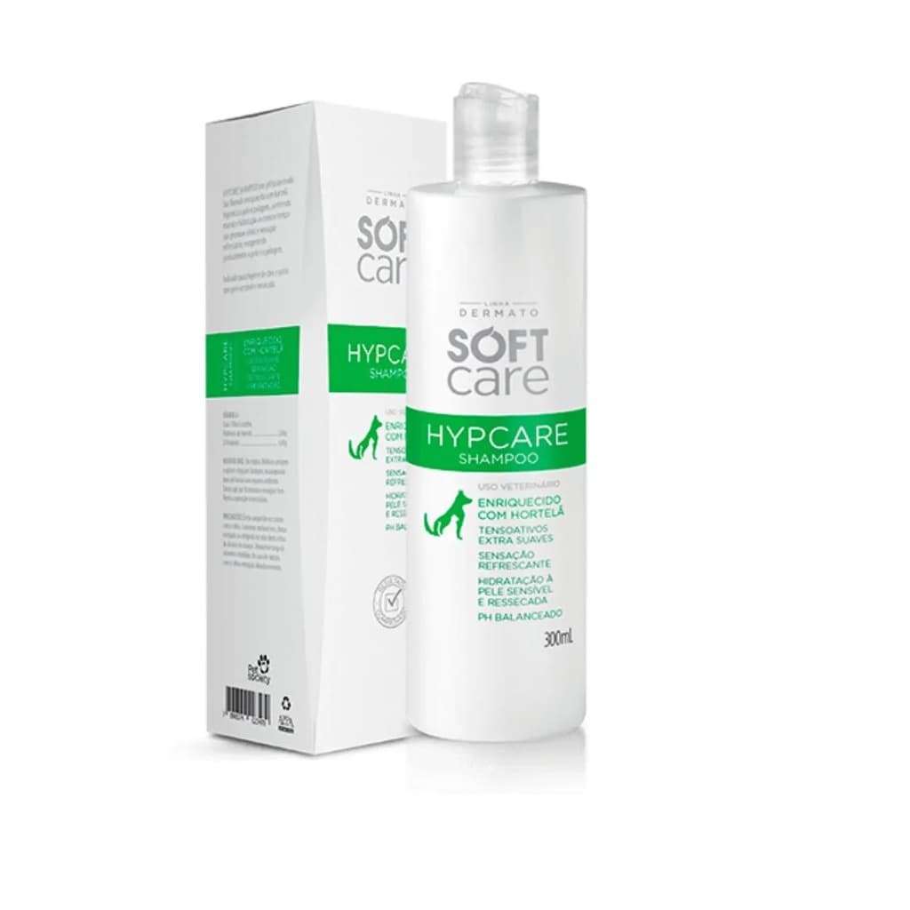 Shampoo Hypcare Soft Care Cães e Gatos 300 ML