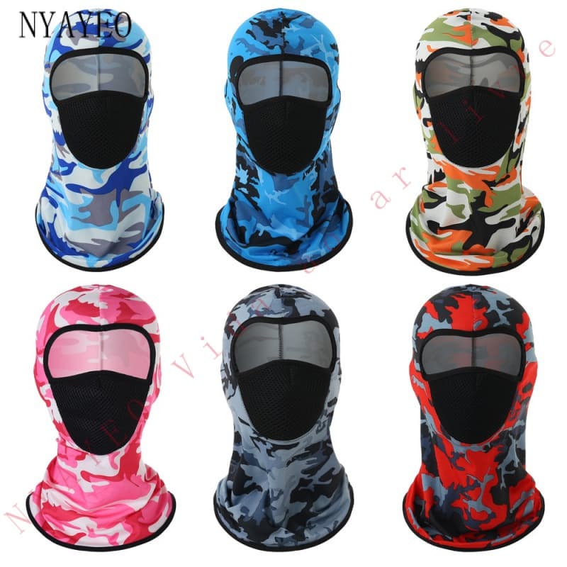 NYAYEO Balaclava Proteção Uv Máscara De Pesca Esportiva Protetor Solar De Ciclismo