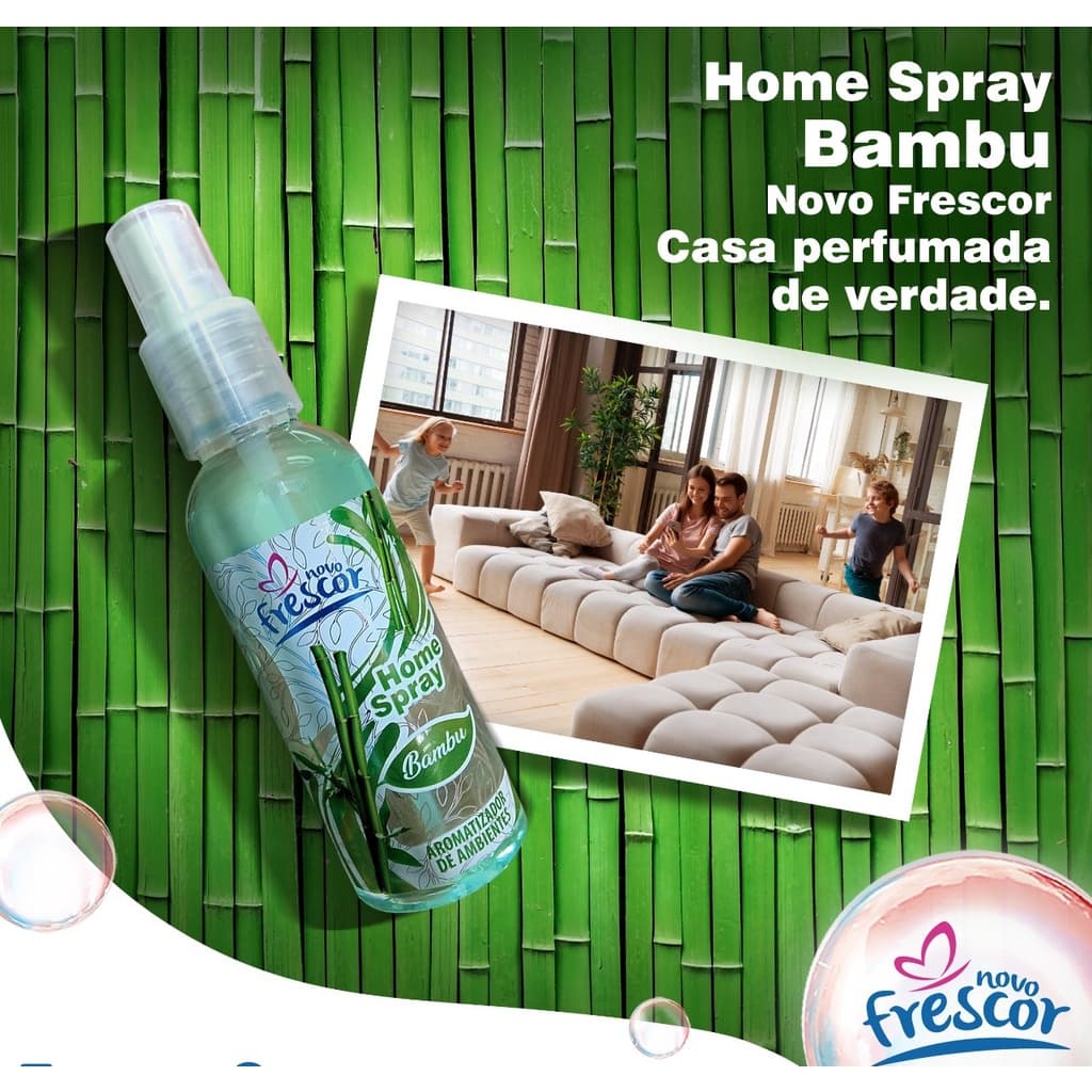 Aromatizador De Ambiente Difusor De Ambiente Spray Novo Frescor 120ml