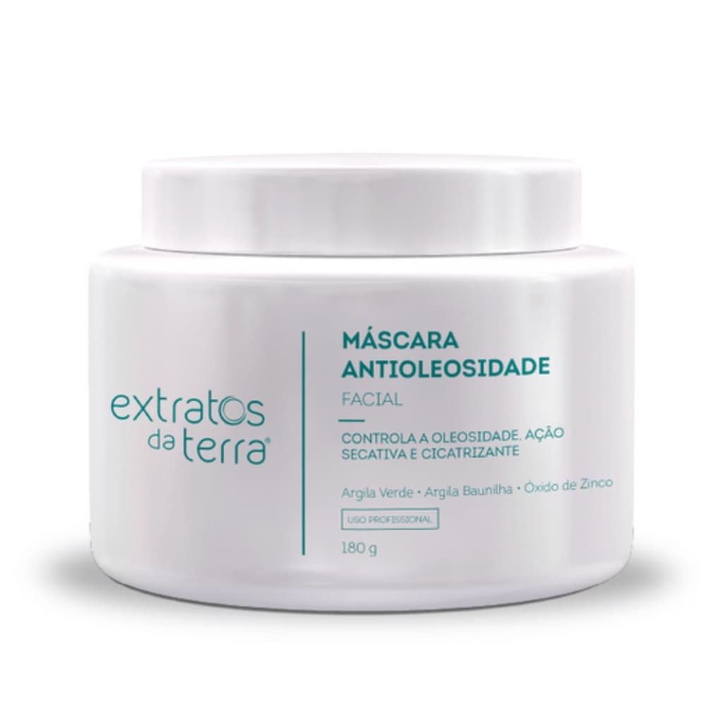 Máscara Antioleosidade 180g Extratos Da Terra