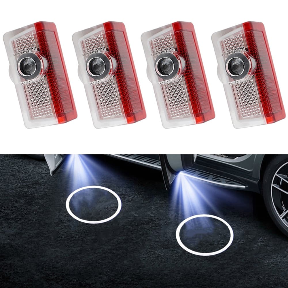 2x Led Logotipo Do Carro Porta Projeto Laser Luz Cortesia Lâmpada De Boas-Vindas Para Mercedes Benz W176 W246 W205 W212