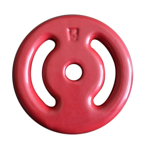Anilha de 5KG Emborrachada para Barras / Halteres - Musculação - FITNESS PRADO