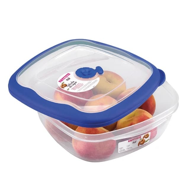 Pote Hermético Para Alimentos Quadrado 2,7Litros Flor Colors 712/57 Sanremo