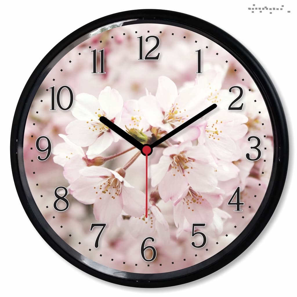 Relogio Parede Cerejeira Flor Decorativo Cozinha Sala Casa Presente Primavera