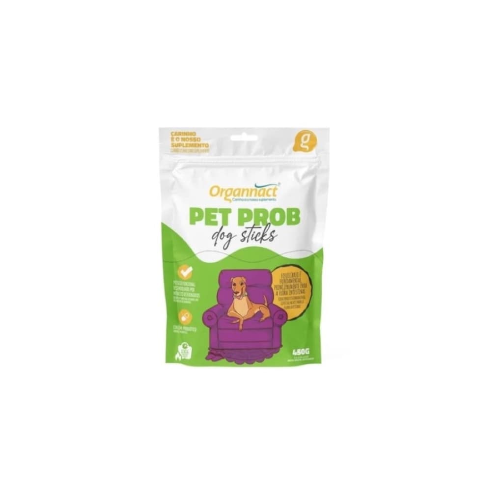 Suplemento Pet Prob Dog Sticks - Organnact 450 g