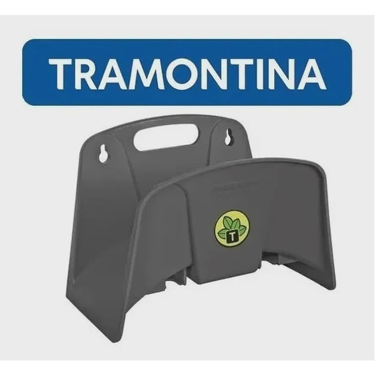 Suporte Mangueira Jardim Plástico Parede - Tramontina
