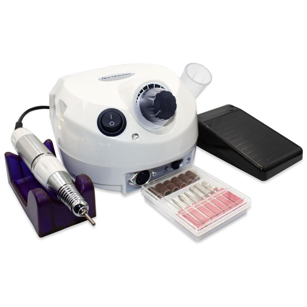 Lixadeira Motor Elétrica Unhas Nail Master Porquinho Bivolt Manicure Designer Gel Fibra Lixa Salão
