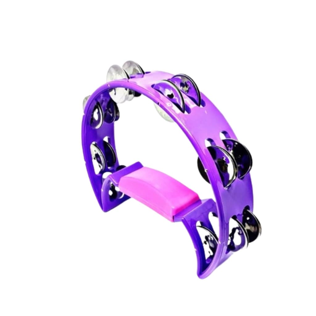 Pandeiro Meia Lua Spanking Platinela Inox Lilas