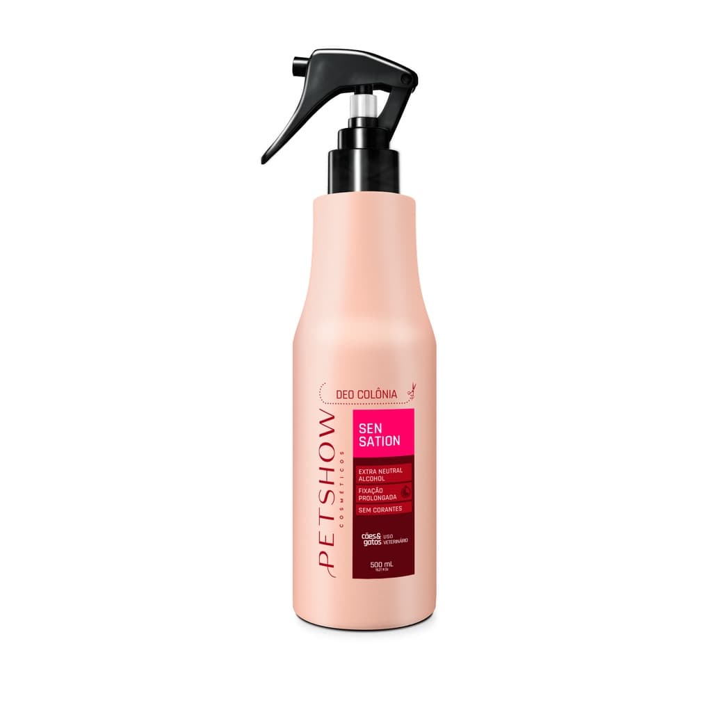 Colonia Sensation 500 Ml Pet Show Banho E Tosa Perfume Pet