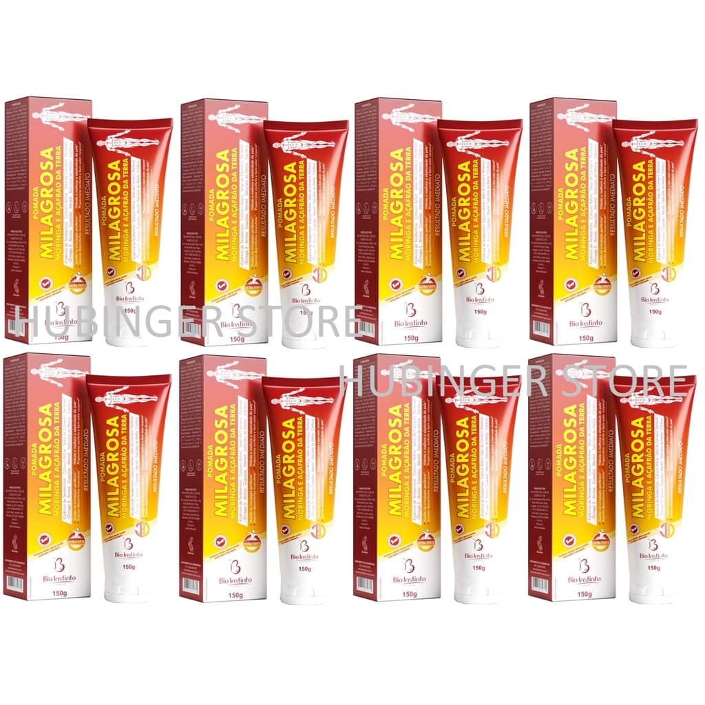 Kit 8 Pomadas Massageadora Milagrosa 150g - Bio Instinto