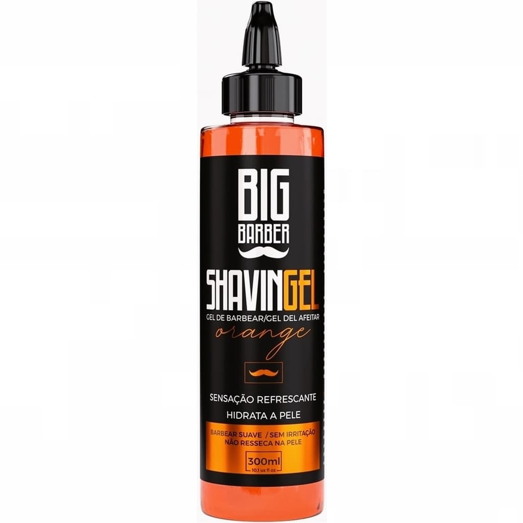 Shaving Gel Barbear Bisnaga Big Barber Orange 300ml