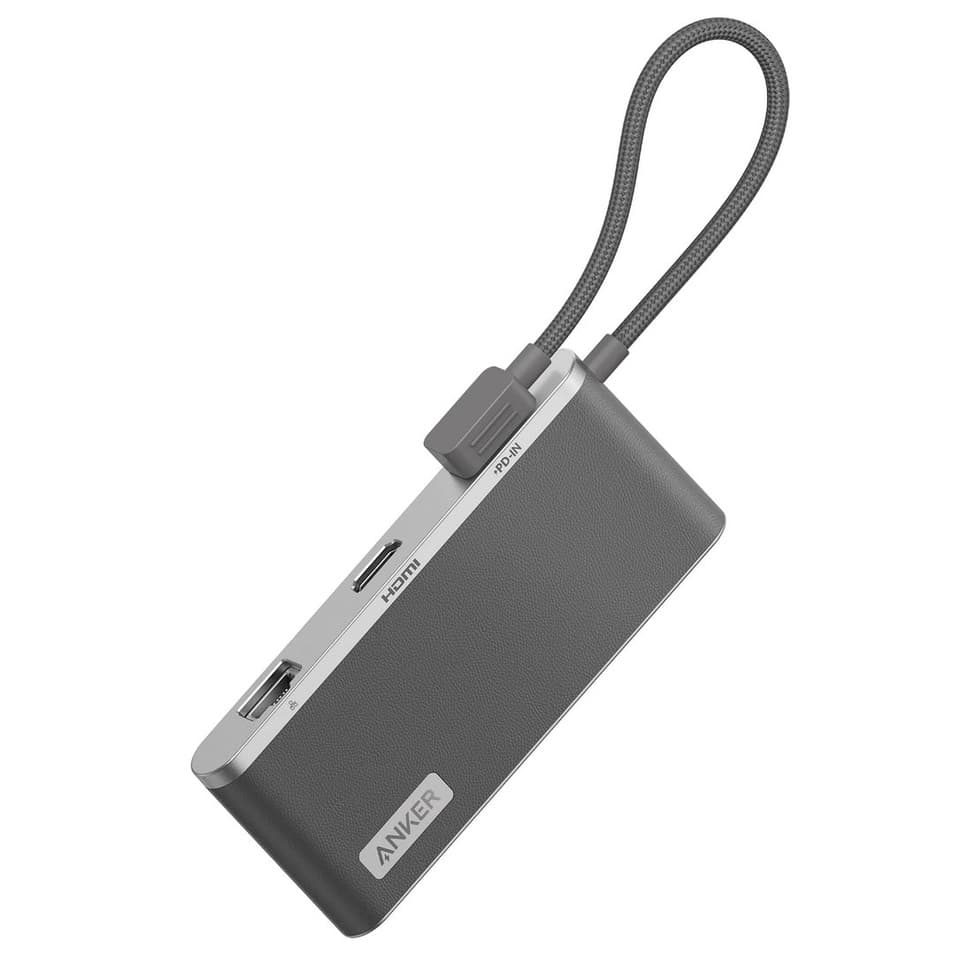 HUB Anker USB-C 8 em 1 Com 2 Portas De Dados USB-A 10Gbps