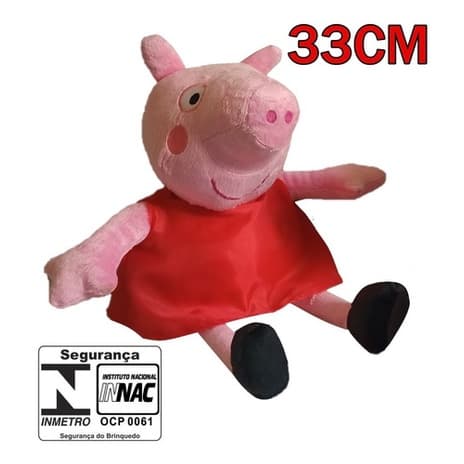 Pelucia da peppa pig lançamento 2022 novidade para meninos e meninas