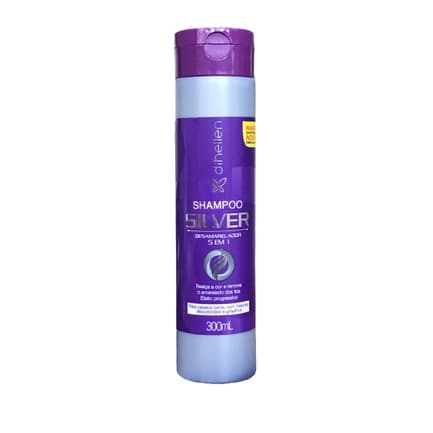 Shampoo Desamarelador 5 Em 1 Dihellen 300ml