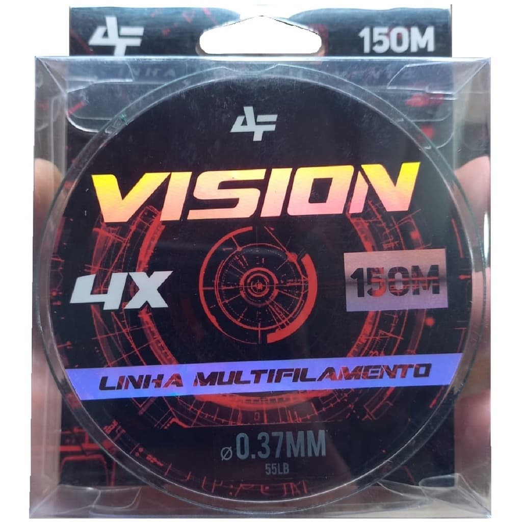 Linha De Multifilamento Para Pesca Vision da Albatroz Fishing 4x 4 fios