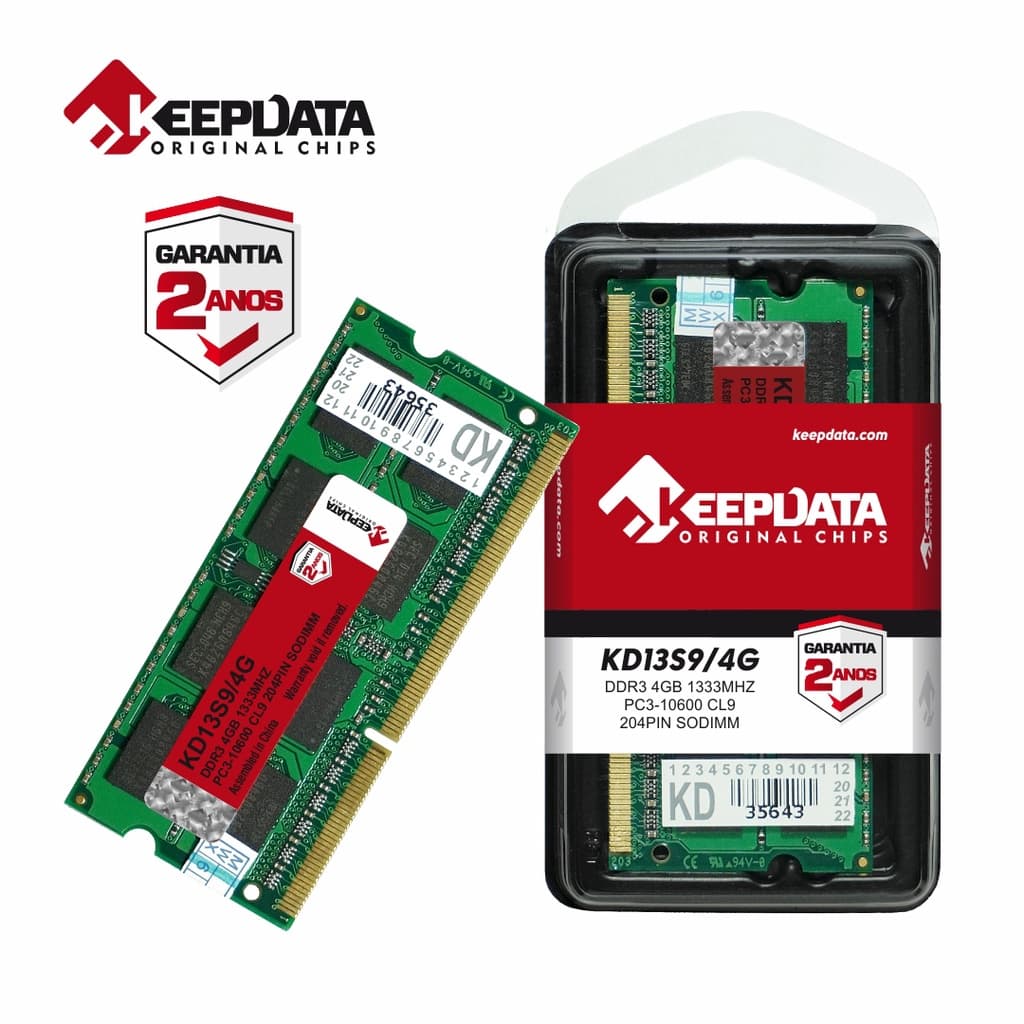 MEM NB DDR3 4GB 1333MHZ KD13S9 4G