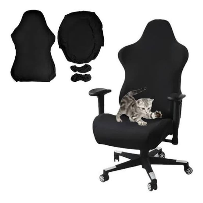 Capa De Cadeira Gamer  Preta