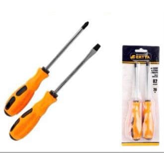 Kit Conjunto De Ferramentas 02 pçs Chave De Fenda + Chave Philips - FERR-236 100% Garantido