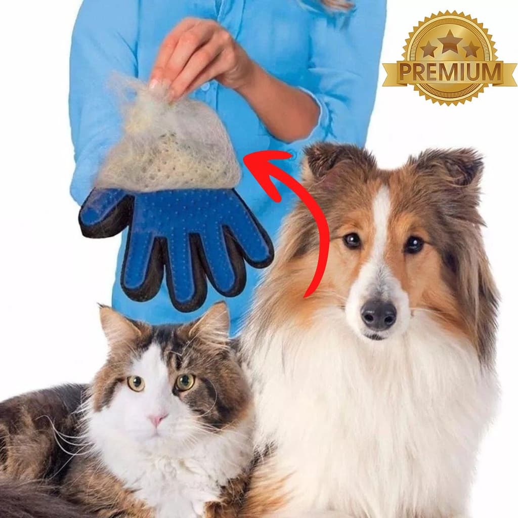 PetHairPro Conjunto De Luvas E Ferramentas Removedoras De Pêlos De Animais De Estimação